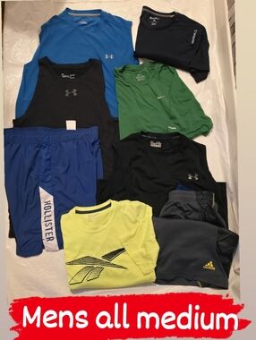 Mixed Men's Athletic Tops & Shorts - Assorted Brands